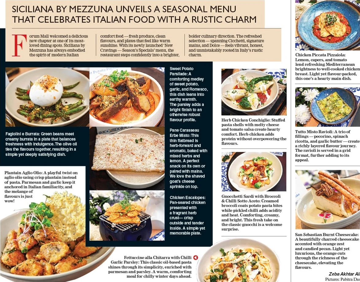 Speciality Restaurants Press 2025
